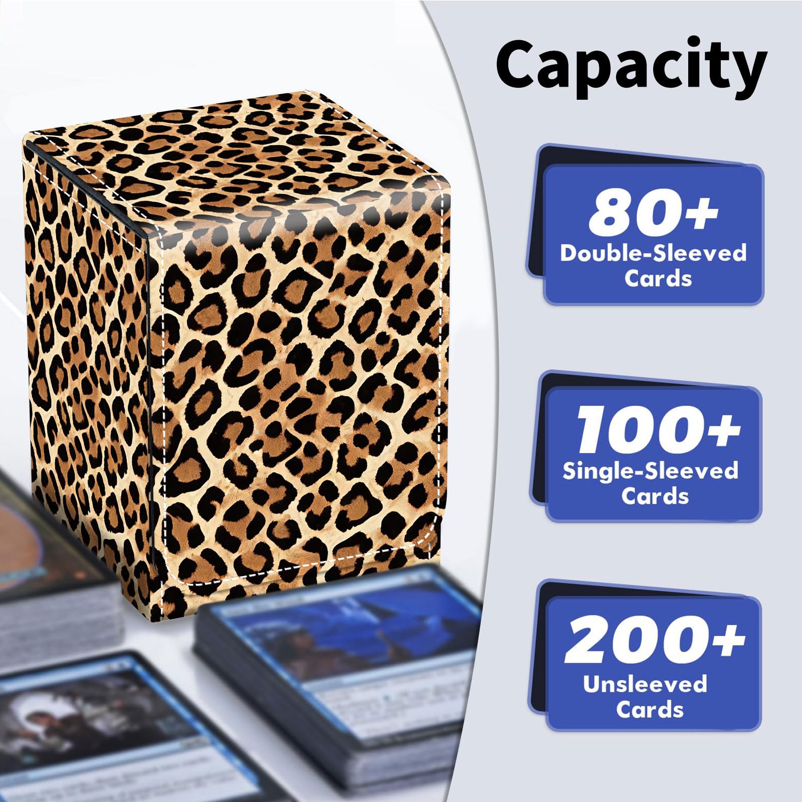 Amazon.com: Qindaiwen Card Deck Box for Trading Cards, MTG Deck