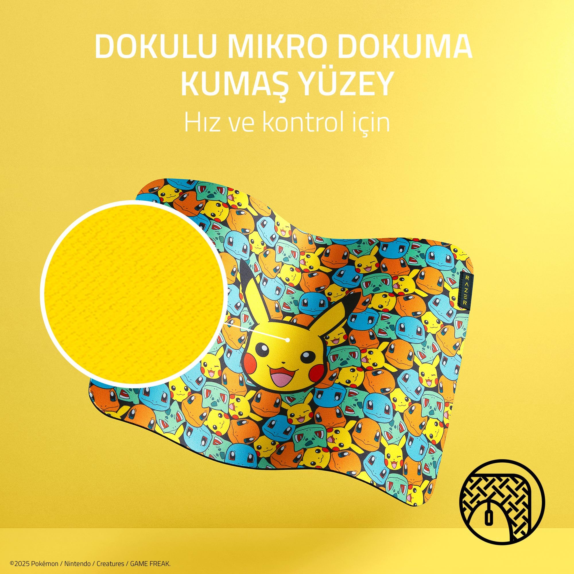 Razer Gigantus V2 Pokémon Edition - Hız ve kontrol için yumuşak