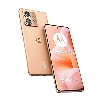 Motorola Edge 40 Neo (Ip68, Doppia Camera 50+13Mp, Display 6.55″ Poled Fhd+ 144Hz, MediaTek Dimensity 7030, Batteria 5000 mAh, 12, 256 Gb, Dual Sim, Android 13, Cover Inclusa), Arancione (Peach Fuzz)