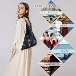 Angelkiss Purses and Handbags Hobo Shoulder Bags Top-Handle Totes Crossbody Purses for Women