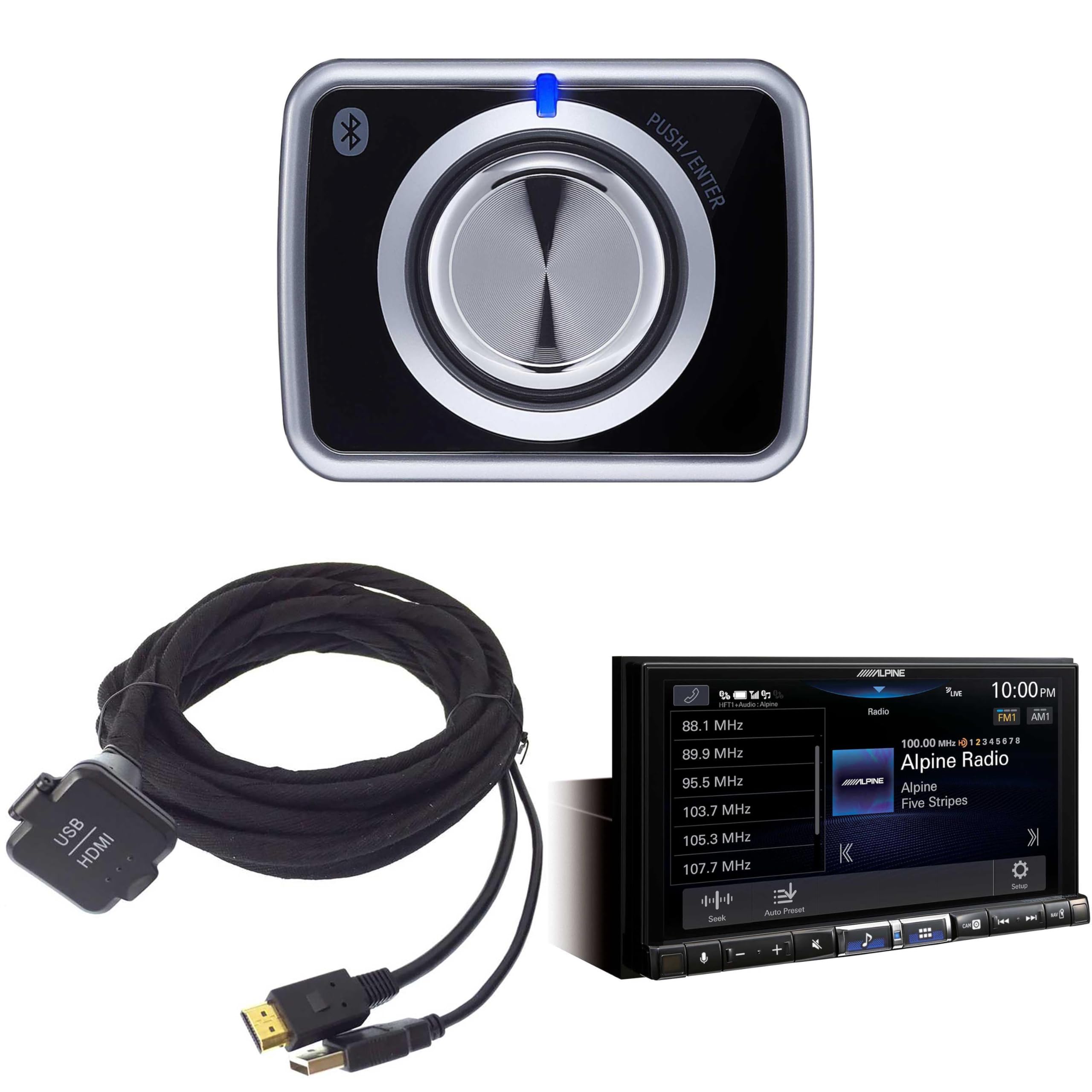 ALPINE USB オーディオ Amazon.com: Alpine iLX-507, KCU-315UH USB/HDMI Extension Cable