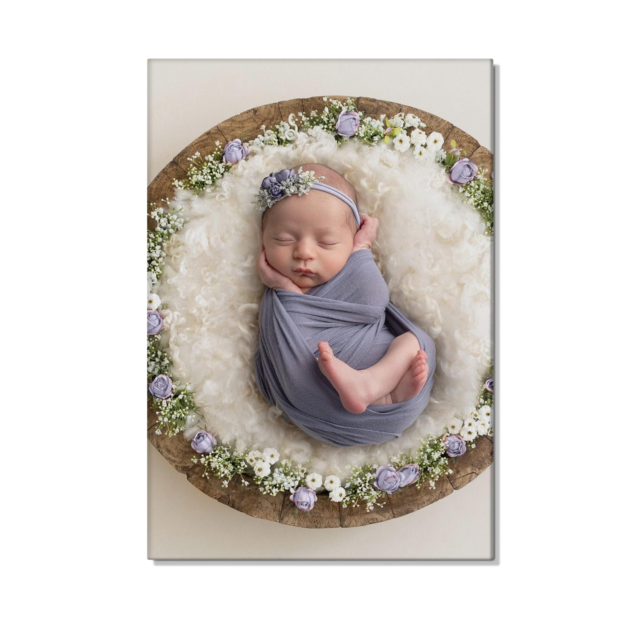 P&L ART. Custom Photo Canvas Print, Personalized Picture to Canvas Wall Art, Upload Your Image Framed Artwork Gift, Home Decor for Living Room Bedroom, 12X16