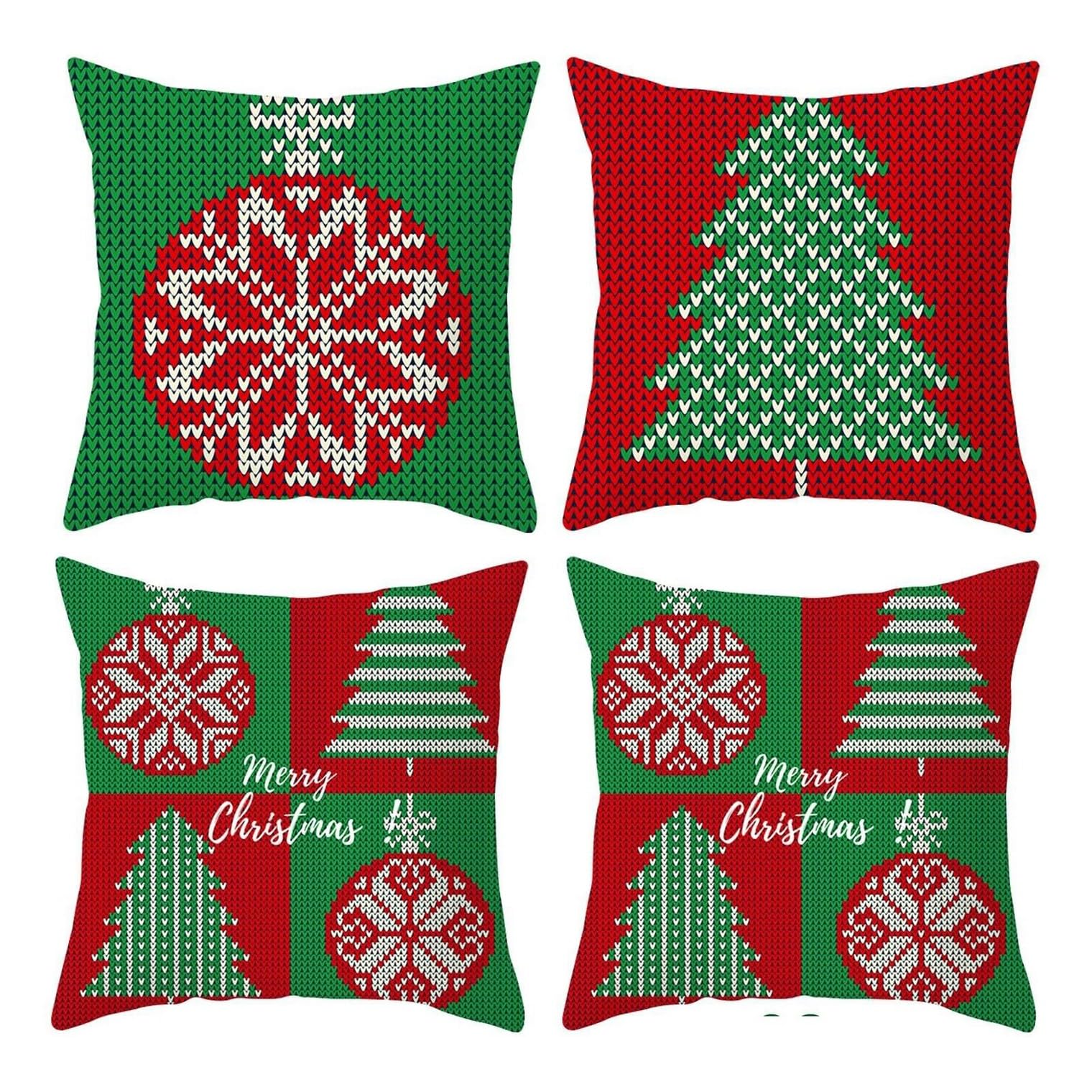 Tissu polyester housse coussin de haute qualité au design graphique rouge et blanc