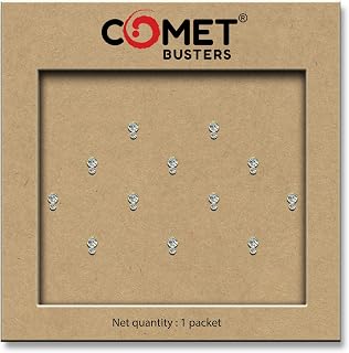 Comet Busters® Designer Crystal Bindis – 4mm Double Stone Drop Style – Reusable Forehead Bindi for Women & Girls – Premium... Price In India