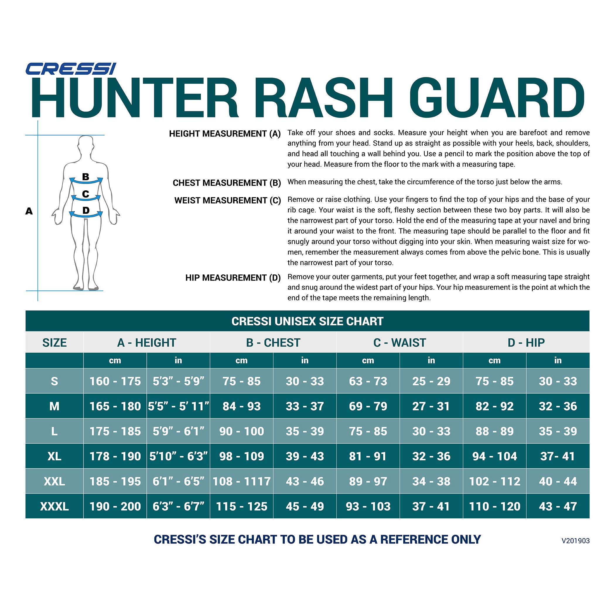 Cressi Hunter Rash Guard Camiseta Rash Guard para Deportes acuáticos Unisex Adulto