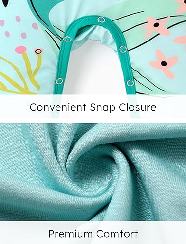 Miniatura 5 de Disney Stitch Princess Cenicienta Ariel Minnie Winnie Baby Girls - Mameluco de manga larga con volantes para recién nacidos y niños pequeños