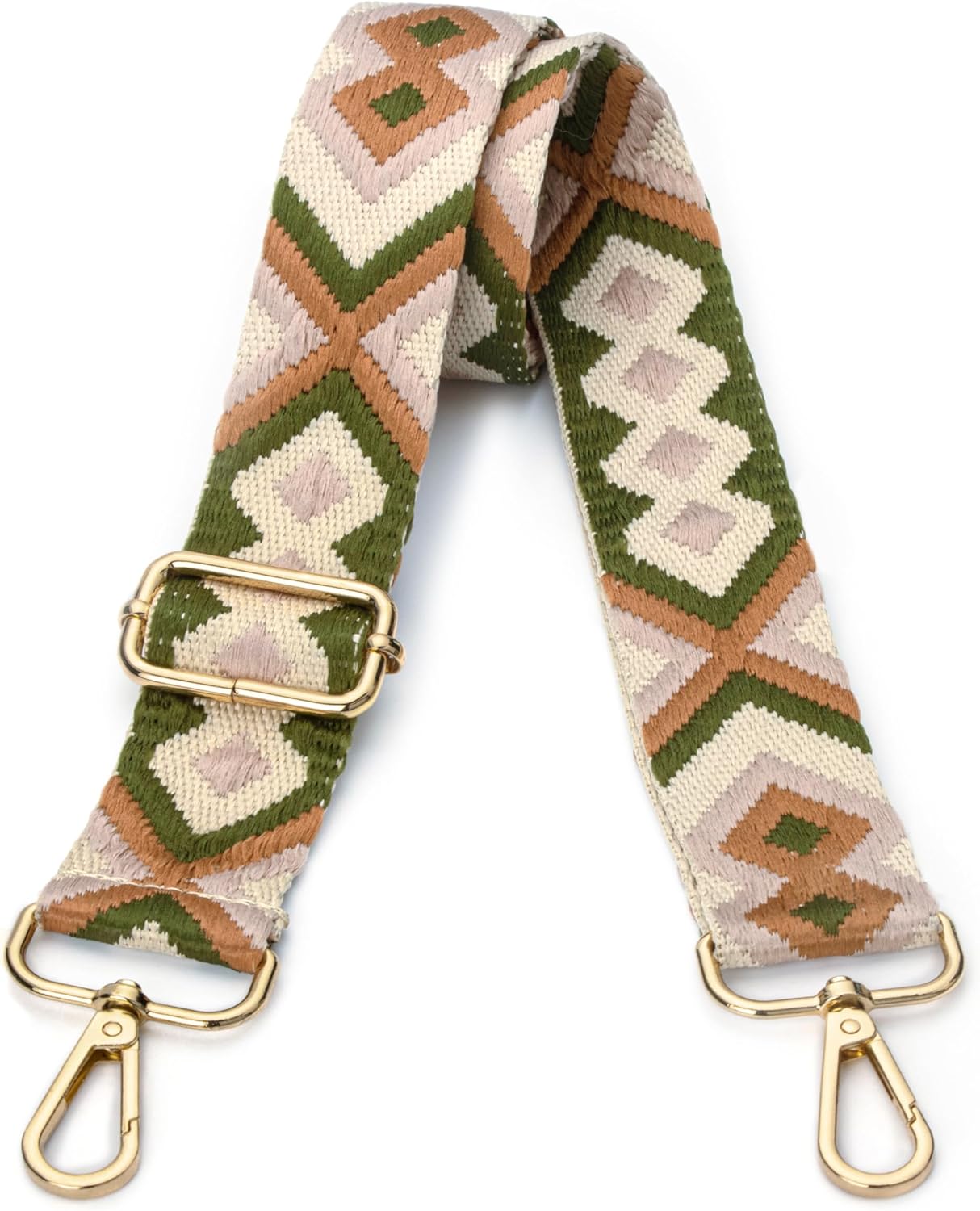 Light pink brown green