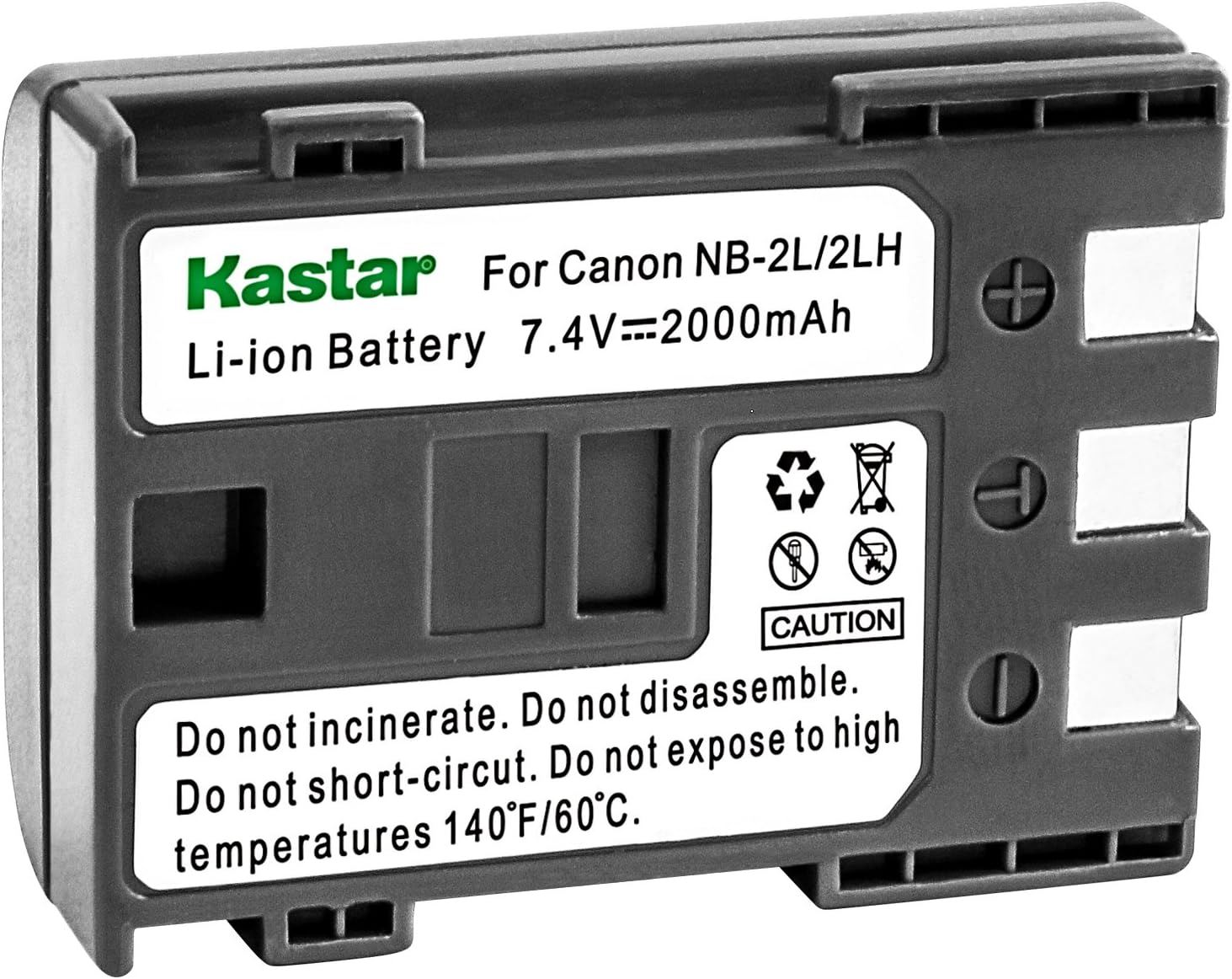 Kastar Battery for Canon NB-2LH NB-2L NB2LH NB2L BP2L and Canon Elura 85 90 MV800 800i 900 920 EOS 350D 400D PowerShot G7 G9 S70 S80 R100 R11 Camera