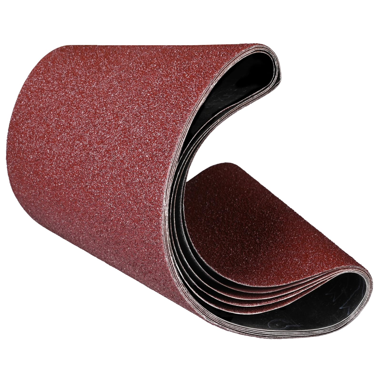 STEBRUAM 5PCS Sanding Belt 200 x 750 mm,40/60/80/120/240 Mixed Grit