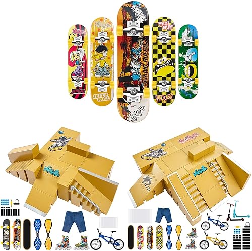 WINNER PRO Kit de rampa de patineta para dedos de 5 5 8 piezas