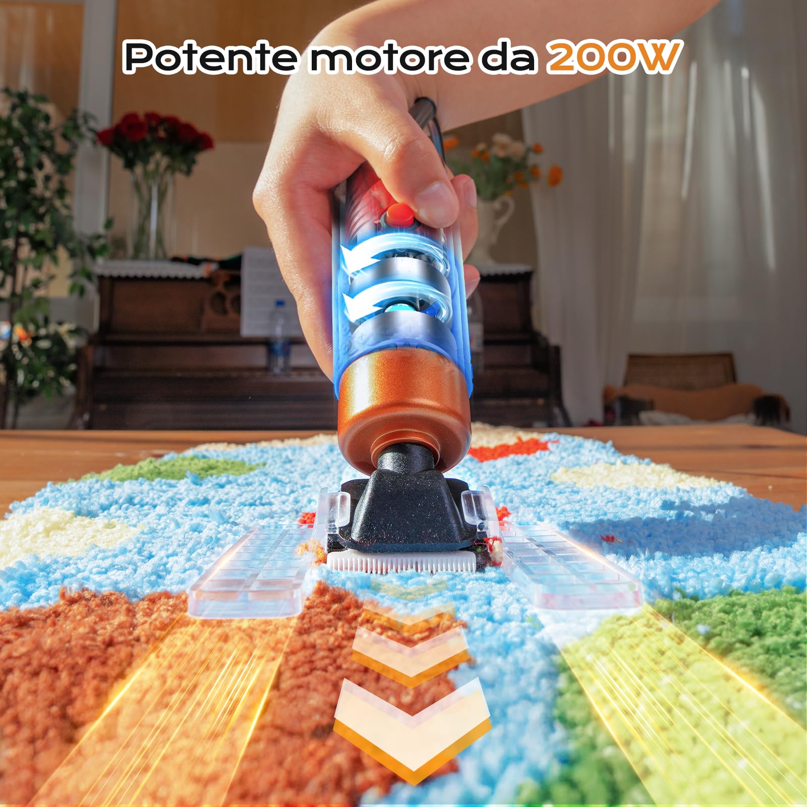 BESGEER 200W Tosatappeti Elettrico per pistola da tufting, Tufting Trimmer con 2 Lame per la Riparazione di Tappeti, Taglierina per trapuntatura adatto al Fai da Te e alla Cura degli Animali