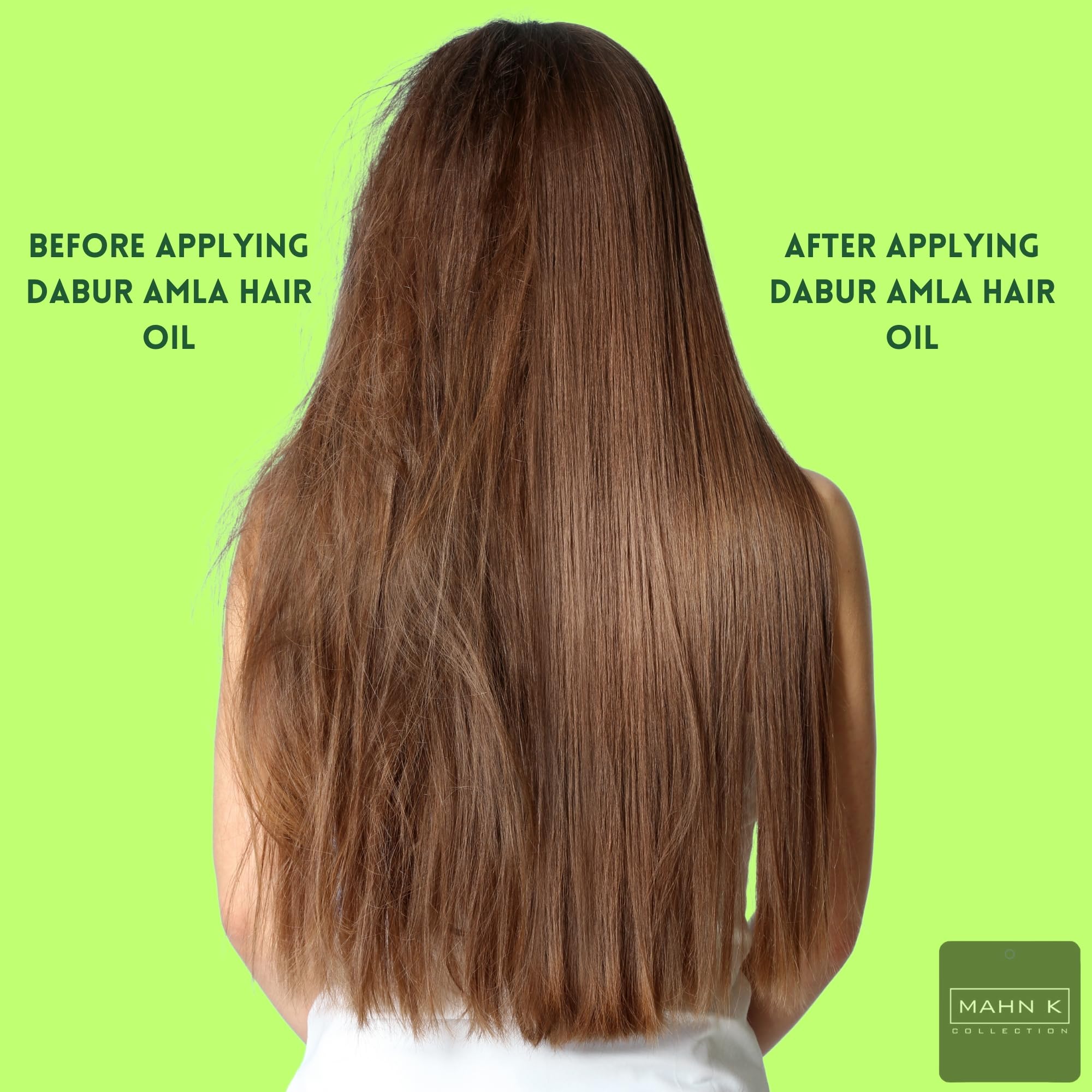 Amla Hair Oil Bundle - Growth Oil 300ml & Mahn K Collection Oil Applicator Bottle, 300 ml (Pack of 1) - Image 4
