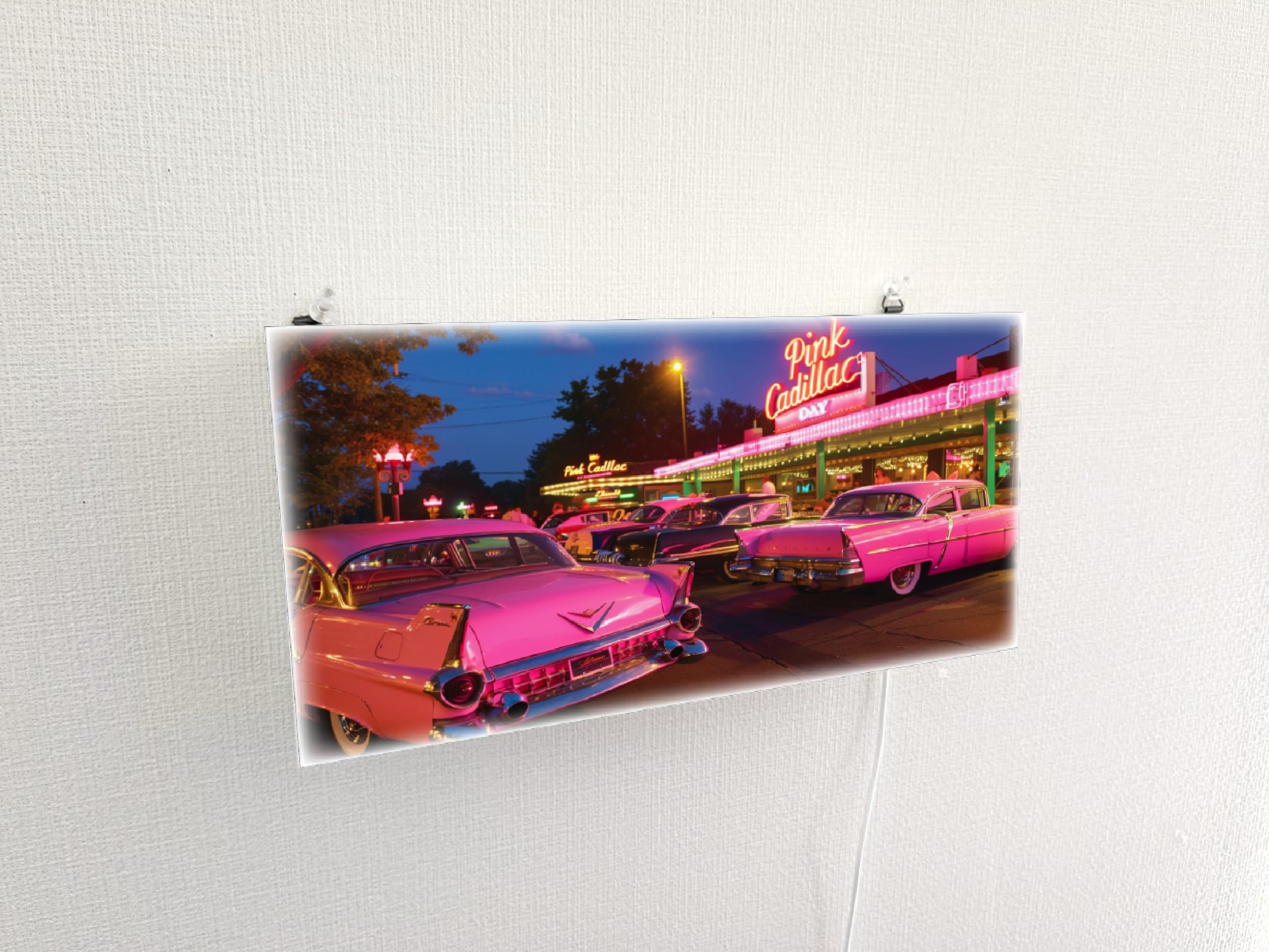 Amazon.co.jp: 【Lサイズ】ピンクキャデラック アメ車 旧車 ダイナー