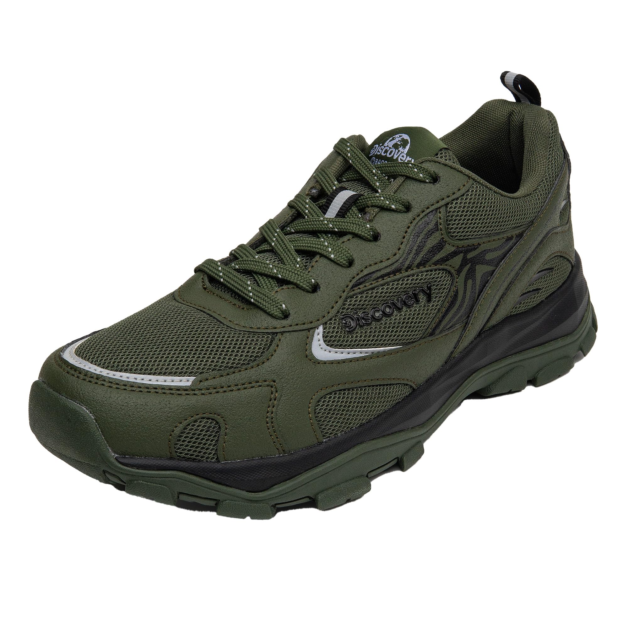 x Discovery Trek 0.1 Men's Trekking & Trail Hiking Shoes | All-Terrain Outdoor Sneakers with Ortholite Eco Insole & Chunky Grip Sole