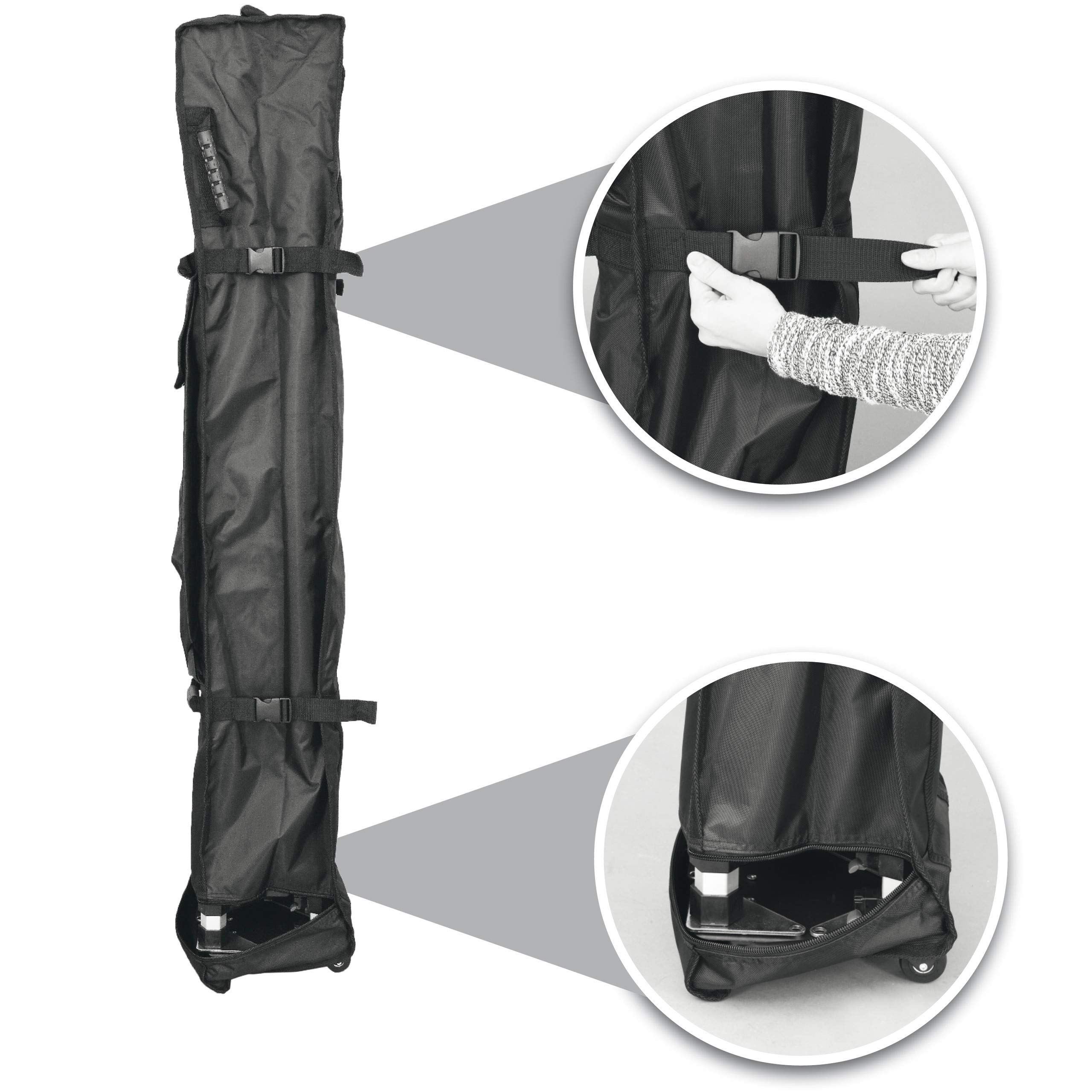 Vispronet Trolleytasche 156 cm Länge für Faltpavillon Faltzelt Pavillon Eventzelt Messezelt Basic & Select (3 x 6 m)
