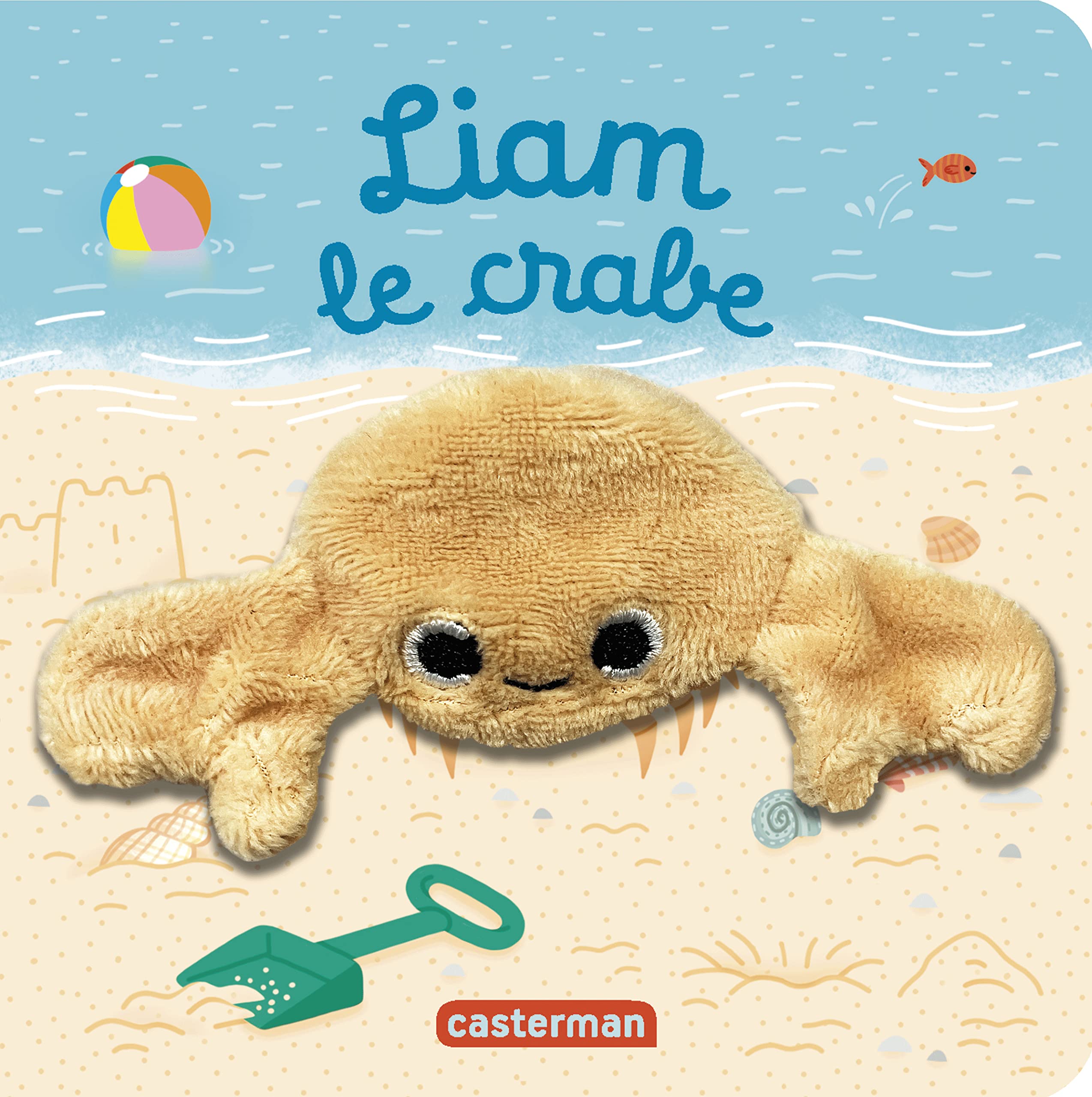Liam le crabe: Livre marionnette pour bébé - dès 3 mois
