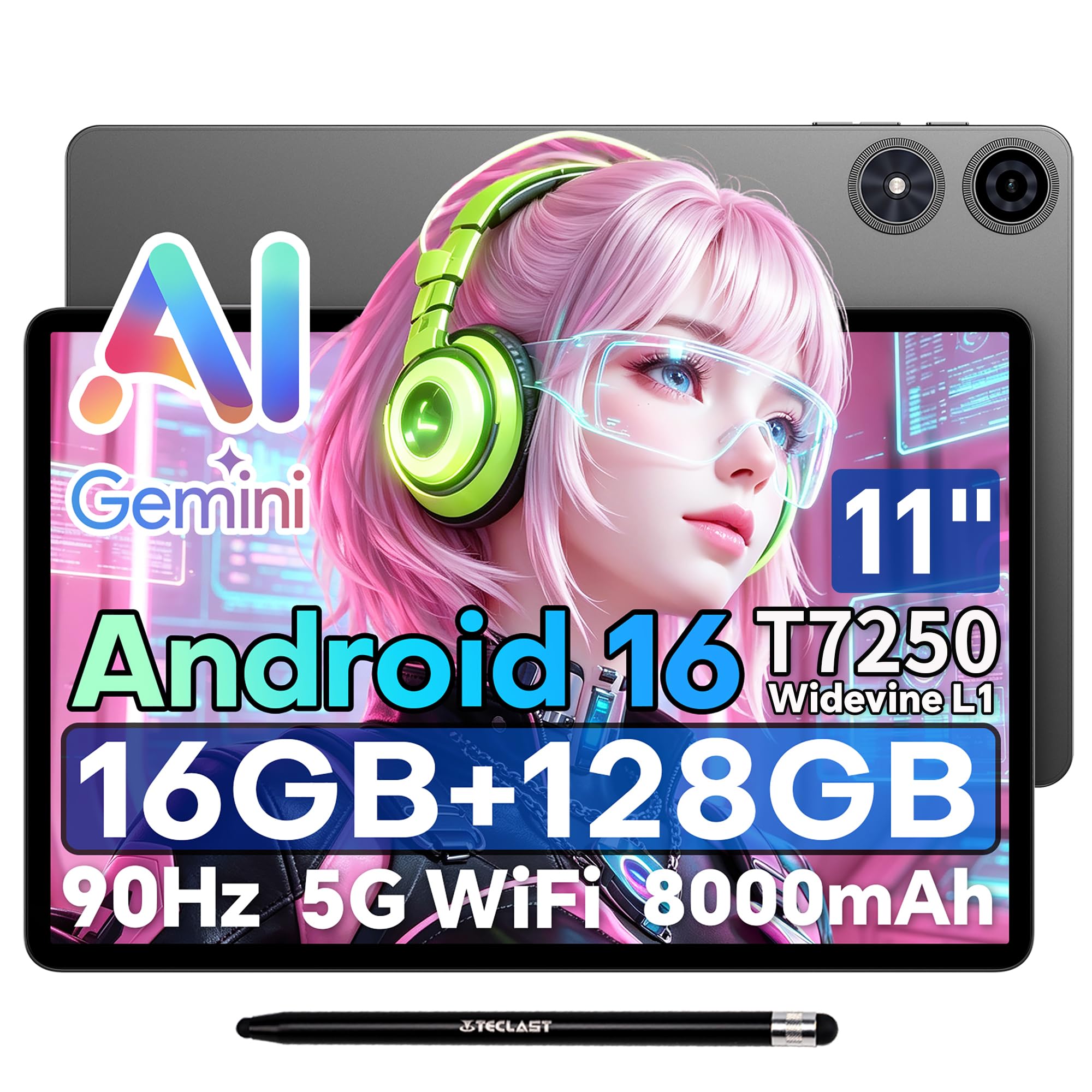 11インチタブレット✨TECLAST P50T 8000mAh大容量バッテリー Amazon.co.jp: TECLAST P50T Android 16 タブレット 11インチ WiFi