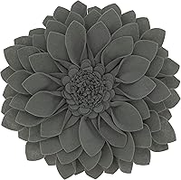 Vista 12 de SARO LIFESTYLE Almohada de fieltro en forma de flor
