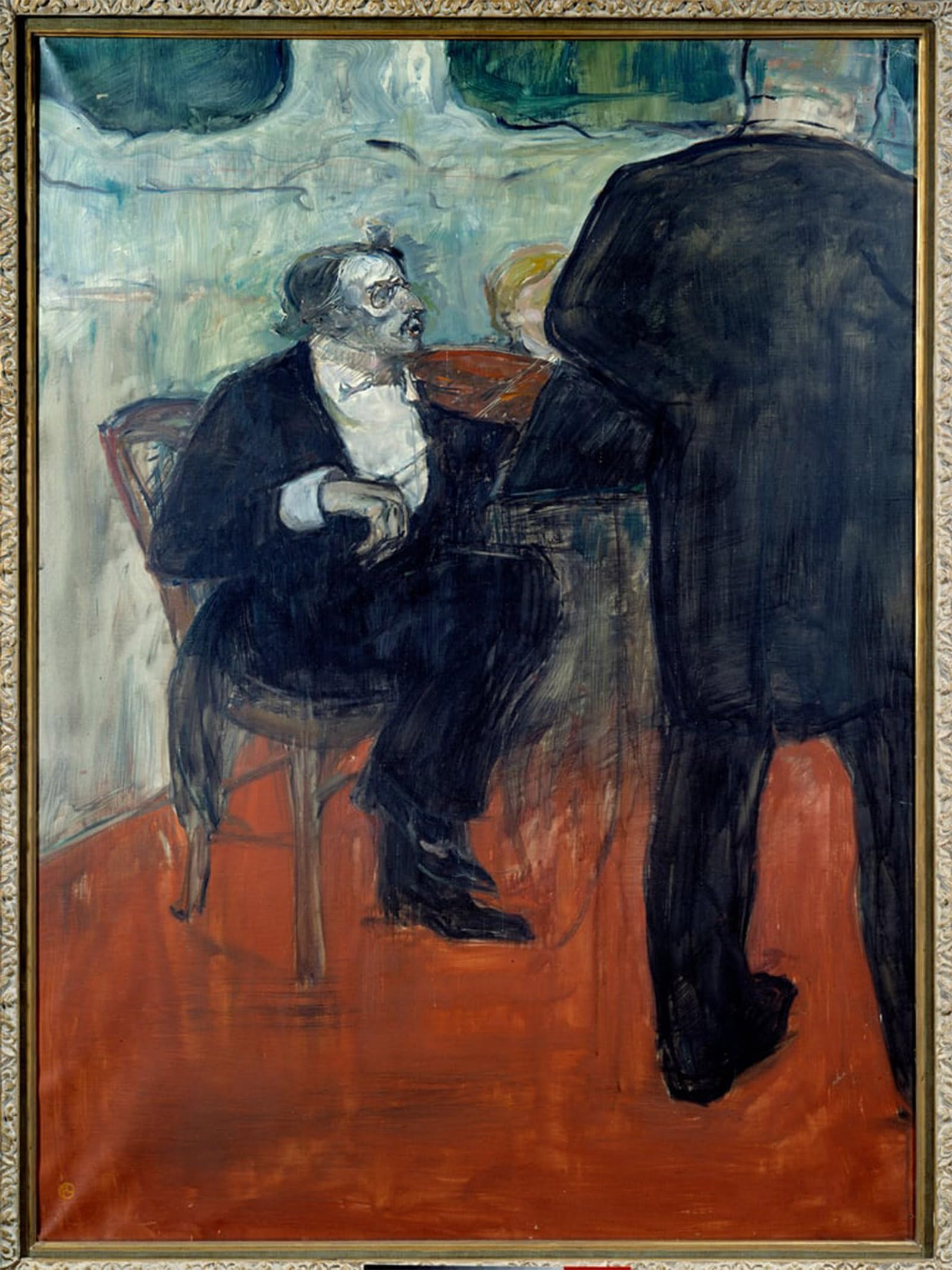 POSTERIIk Famous Animal Posters Vintage Picture Portrait of Violinist Jean Baptiste by Henri De Toulouse Lautrec Modern Wall Decor for Home Decor 60x90cm