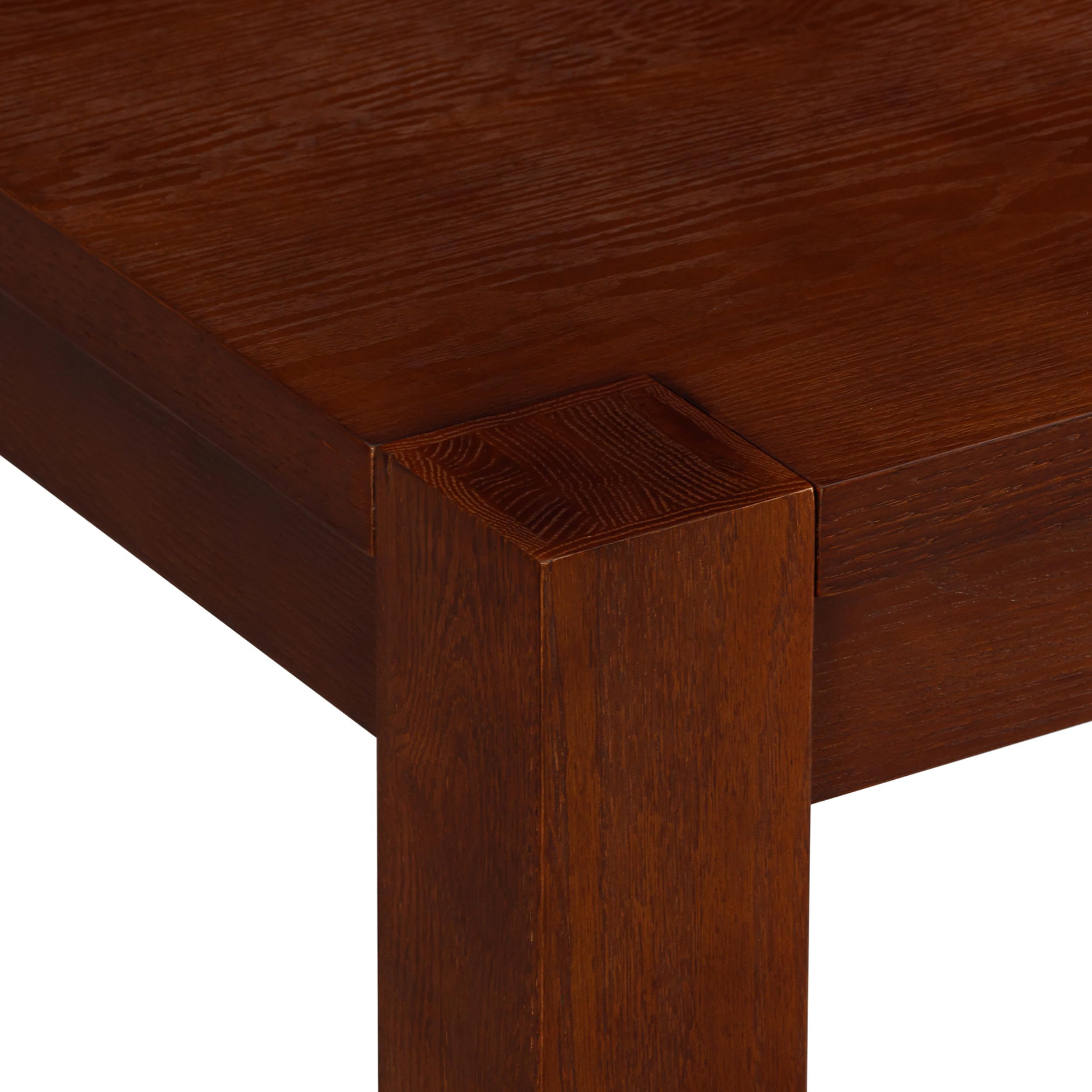 Amazon.com - NTC Block 55 Inch Modern Farmhouse Dining Table
