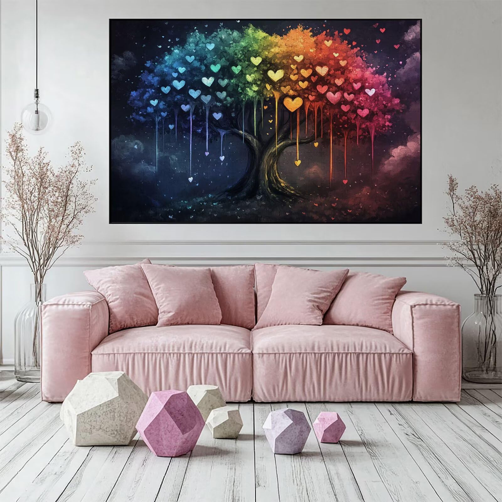 Puzzle 3000 elementów miłość puzzle dla dorosłych drzewo 122 x 81 cm unikalne rzemiosło klasyczne drewniane układanka 3D do rodzinnych gier biznesowych, układanka do samodzielnego wykonania nawet do