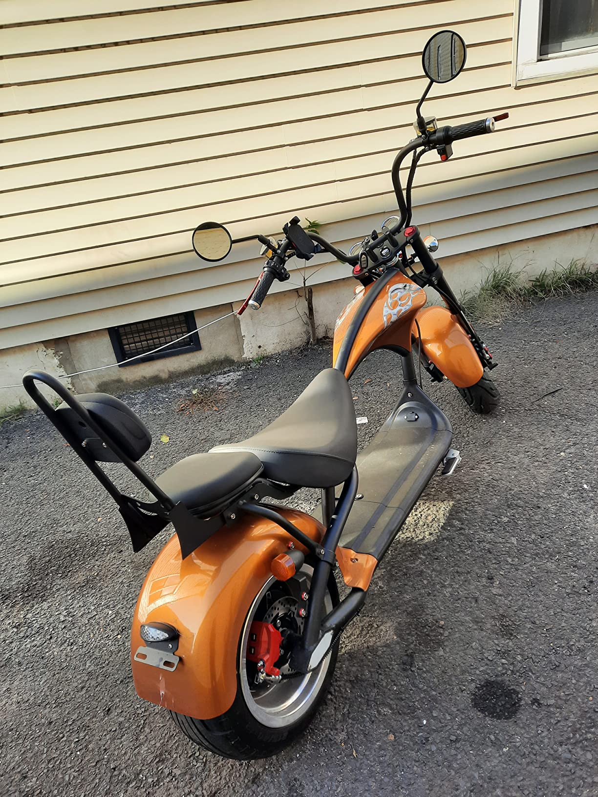 92/mo Finance Eahora M1 TwoSeat 2000W 37Mph Electric Motorcycle for Adults, 40+Miles 60V