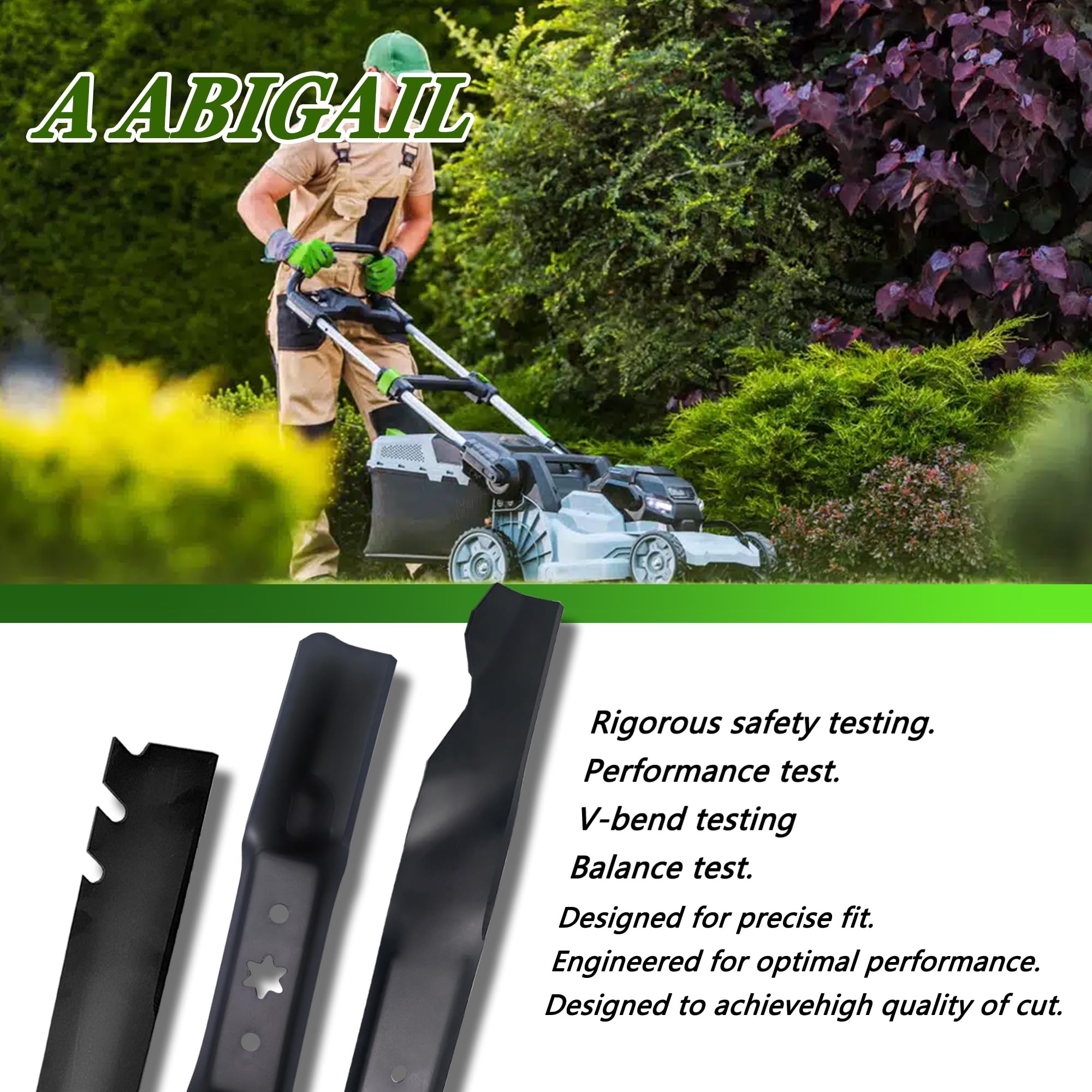 Cuchillas de cortacésped 2 en 1 de 50 pulgadas compatibles con Cub Cadet Troy Bilt MTD ZT1 ZT2 XT1 XT2 L50 KH LX 50 KW Sustituye a 942-05052A 742-05052A 50 pulgadas de corte de cubierta de tractor de