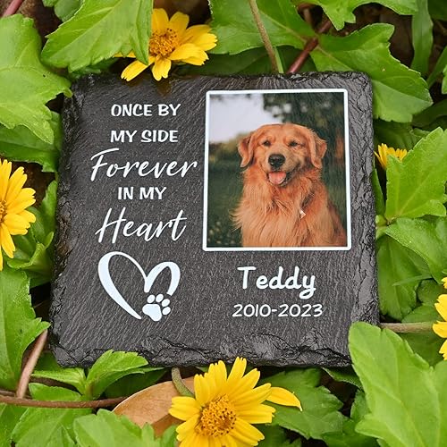Miniatura 2 de Regalos conmemorativos para mascotas, piedra conmemorativa personalizada para mascotas, regalos de pérdida de mascotas, regalo de condolencias de