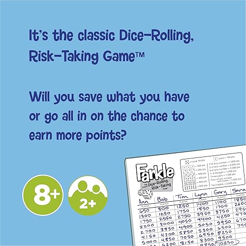 Miniatura 3 de Juego de dados Farkle  Taza de dados premium exclusiva  Noche de juegos familiares  Fácil de agitar y golpear  para mayores de 8 años
