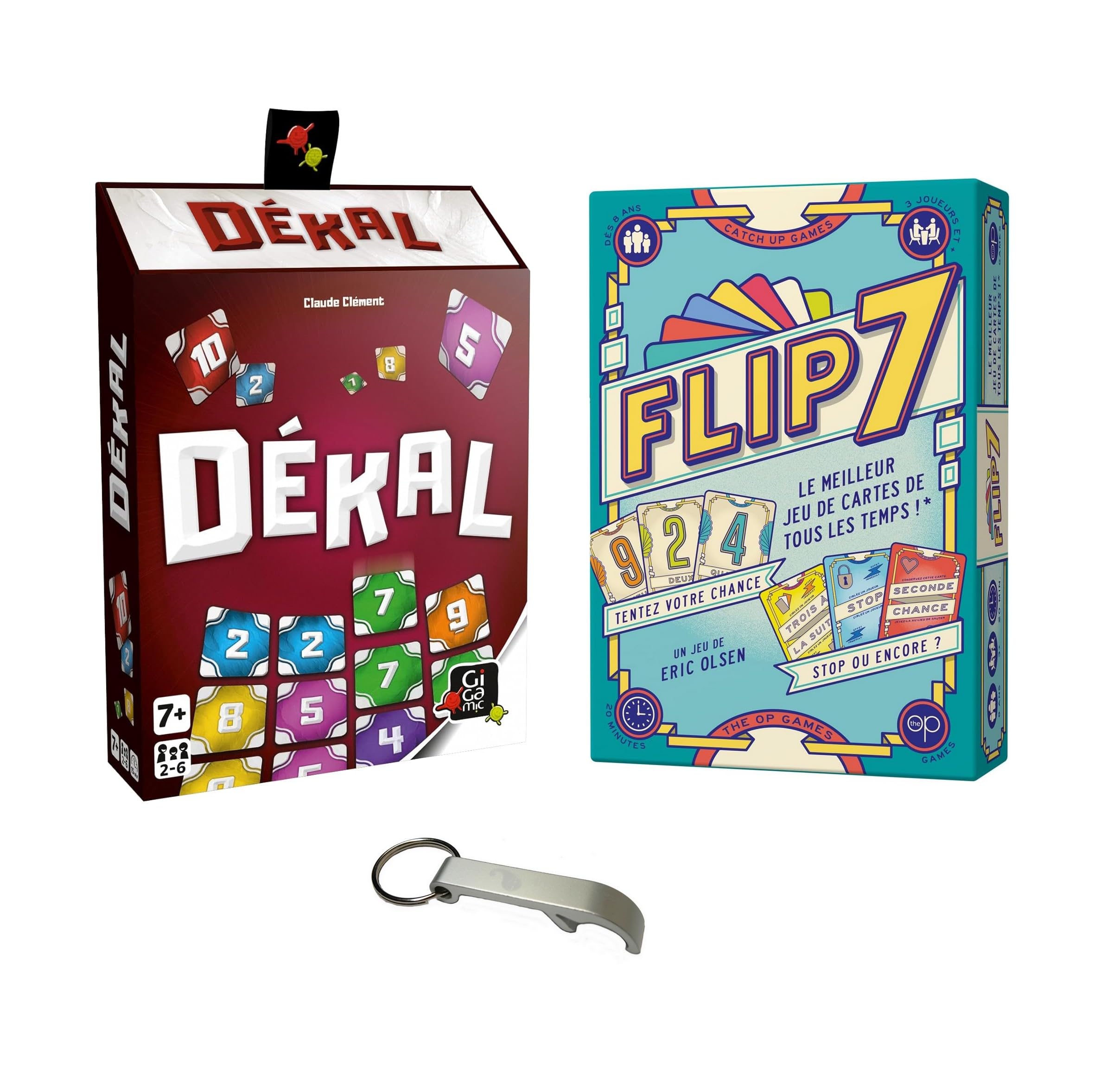 Blumie Shop Lot en Français : Flip + Dekal + 1 Decap - Jeu de Cartes - À partir de 7 Ans