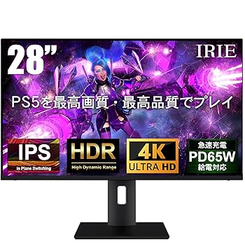 IRIE 28インチ4Kモニター　FFF-LD28P1 Amazon.co.jp: FFF モニター ディスプレイ 28インチ 4K ips Type