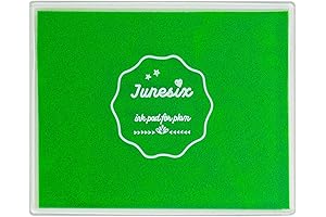 Vibrant and Washable Green Ink Pad for Limitless Creativity