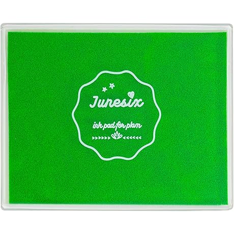 Vibrant and Washable Green Ink Pad for Limitless Creativity