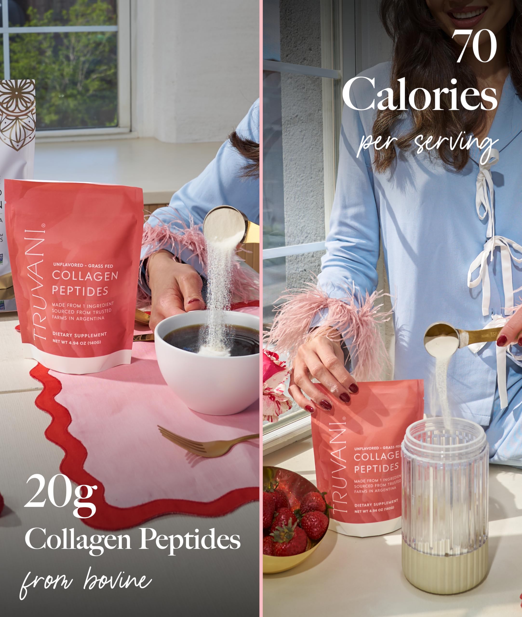 Truvani Hydrolyzed Collagen Peptides | Unflavored | 14 Servings — Amazon image 5