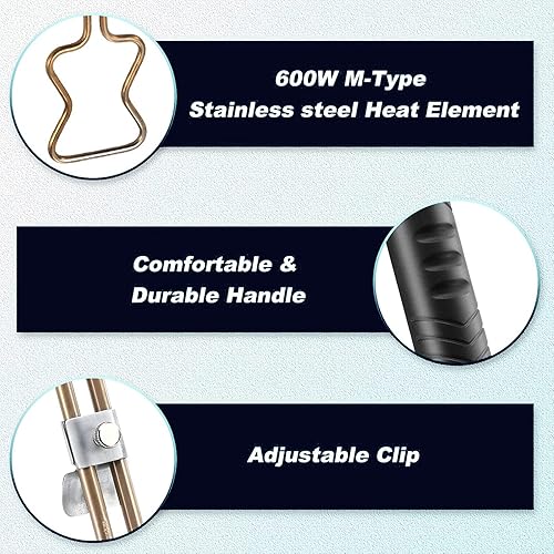 Miniatura 5 de Encendedor eléctrico de carbón  Parrilla de barbacoa para chimenea, fogatas, briquetas de encendido rápido de carbón, sin chispas ni llamas, 304