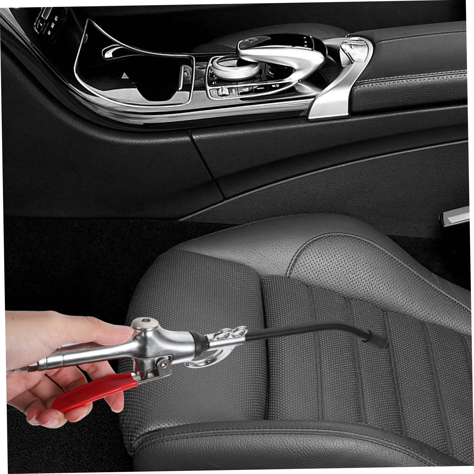 MOLUCKFU Aluminum Alloy Blow High Compressor Accessory Kit Nozzle for Car Interior Cleaning