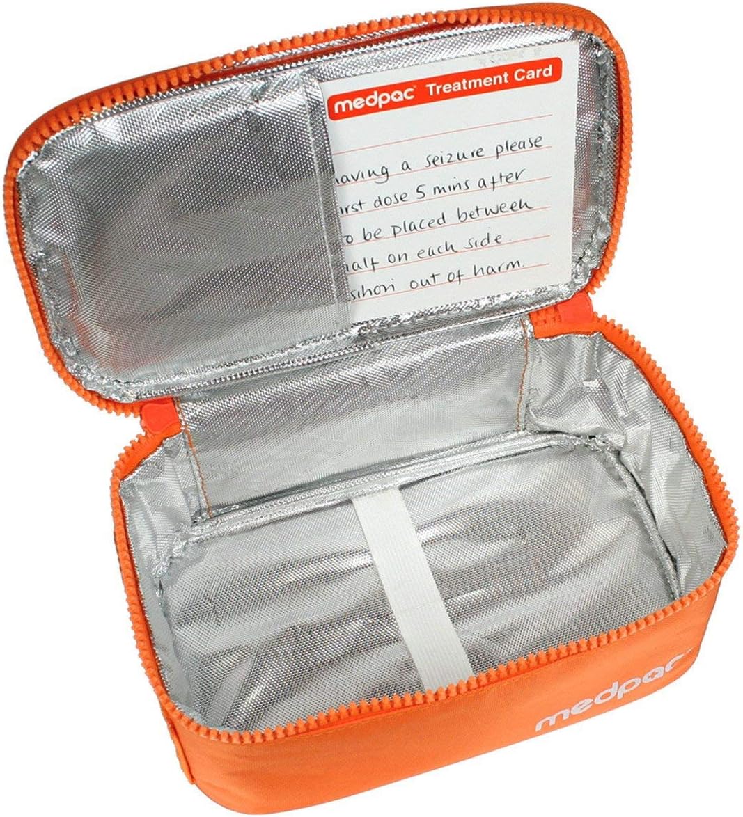 Large Insulated Medpac Medicine Bag | The Original | Keep Medication Cool | For Diabetes, Epilepsy & Asthma | Inhalers, Epipens, Insulin & more | For Kids & Adults at School, Hospital, Travel & Sports