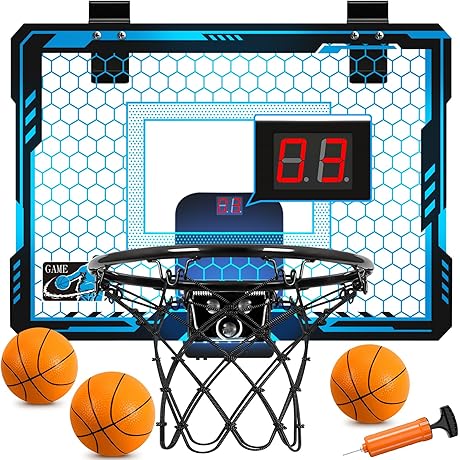 Mini Basketball Hoop with Door Light and Scorer