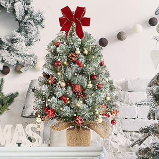 クリスマスツリー 卓上 ミニ Luxspire 50cm DIY可能 人工松 タイマー機能 電池式 USB給電式 2ways給電 LEDイルミネーションライト 人工 クリスマスつりー 小さめ クリスマス雑貨 デスクライト インテリア プレゼント...