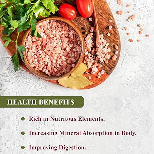 Miniatura 5 de Himalayan Chef Sal rosa gruesa para repuestos de molinillo – 5 libras 100% natural enriquecida con 84 minerales esenciales, sal rosa certificada