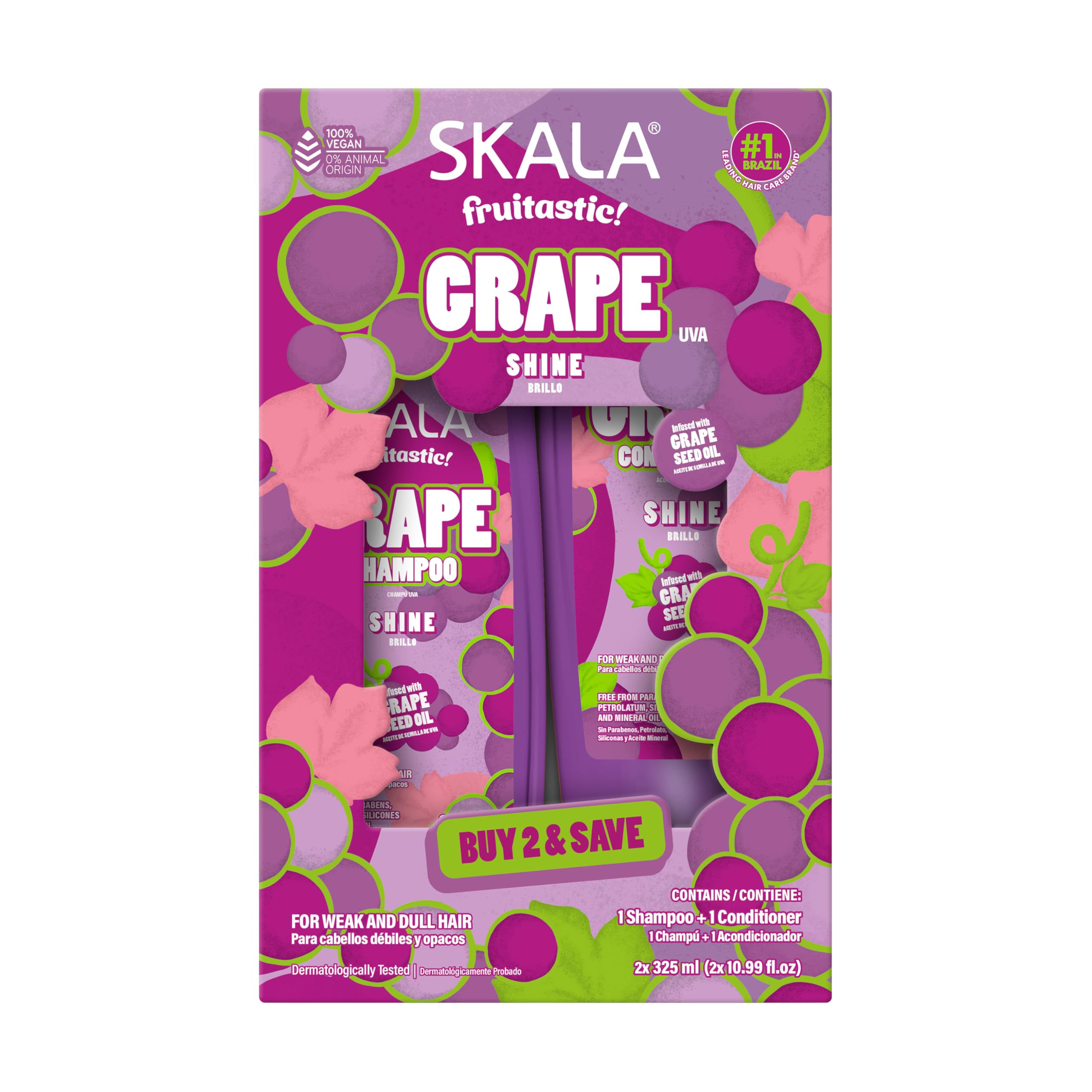KIT SH + COND SK UVA 325ML CX06 EXP