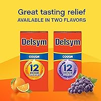 Vista 6 de Delsym Medicamento para la tos de 12 horas para adultos, alivio potente durante 12 horas, líquido supresor de la tos con dextrometorfano