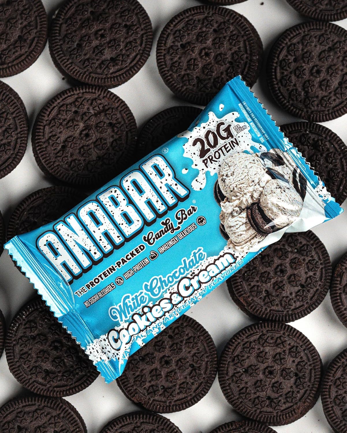 Anabar Protein Bar, The Sampler Pack, The Protein-Packed Candy Bar, World's Best Tasting Protein Bar, No Sugar Alcohols, High Protein, Amazingly Delicious, 20 Grams of Protein (6 Bars, Crunch & Crumble Pack)