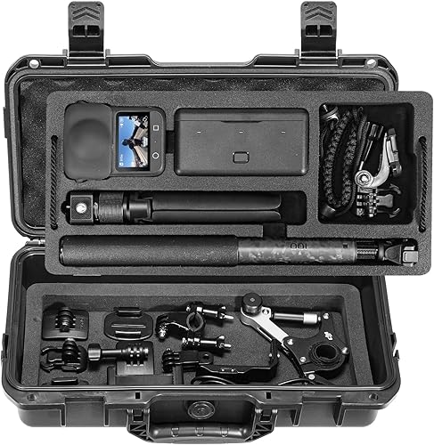 AMAZEAR Osmo 360 - Funda rígida de doble capa IP67, impermeable, a prueba de golpes, para DJI Osmo 360 Adventure Combo Accesorios, portátil,