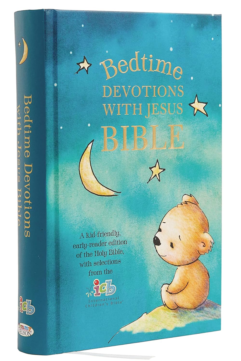 ICB, Bedtime Devotions with Jesus Bible, Hardcover: International Children's Bible      Hardcover – March 3, 2020