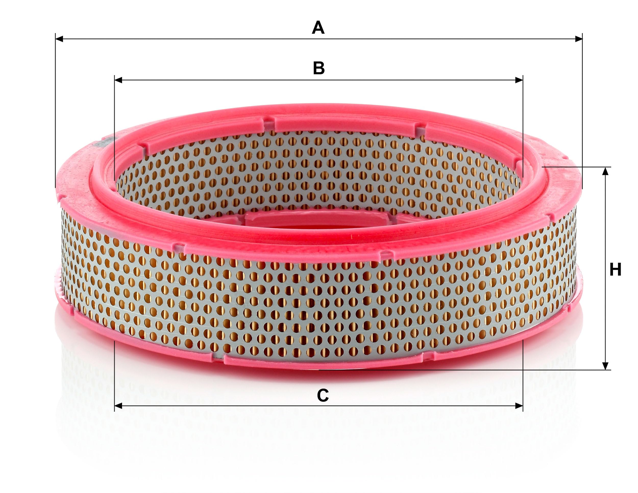 MANN-FILTER C 2536 Filtro Aria Auto - Qualità Originale Per Motore Pulito - 3