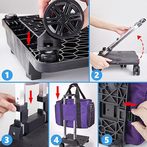 Miniatura 9 de Bolsa para máquina de coser con ruedas universales, funda de transporte para máquina de coser con cremalleras YKK, compatible con la mayoría de los