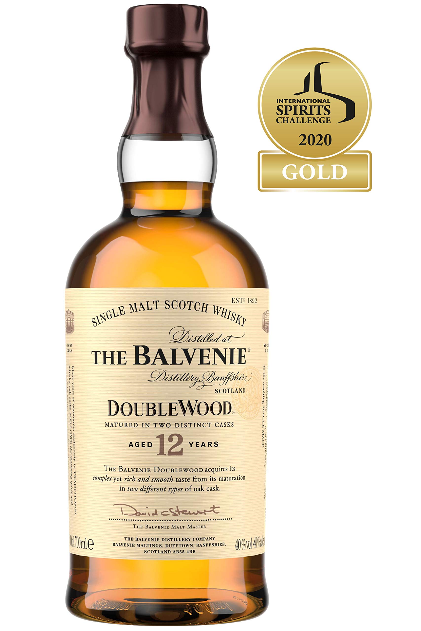 The Balvenie DoubleWood 12 Jahre Single Malt Scotch Whisky 70cl