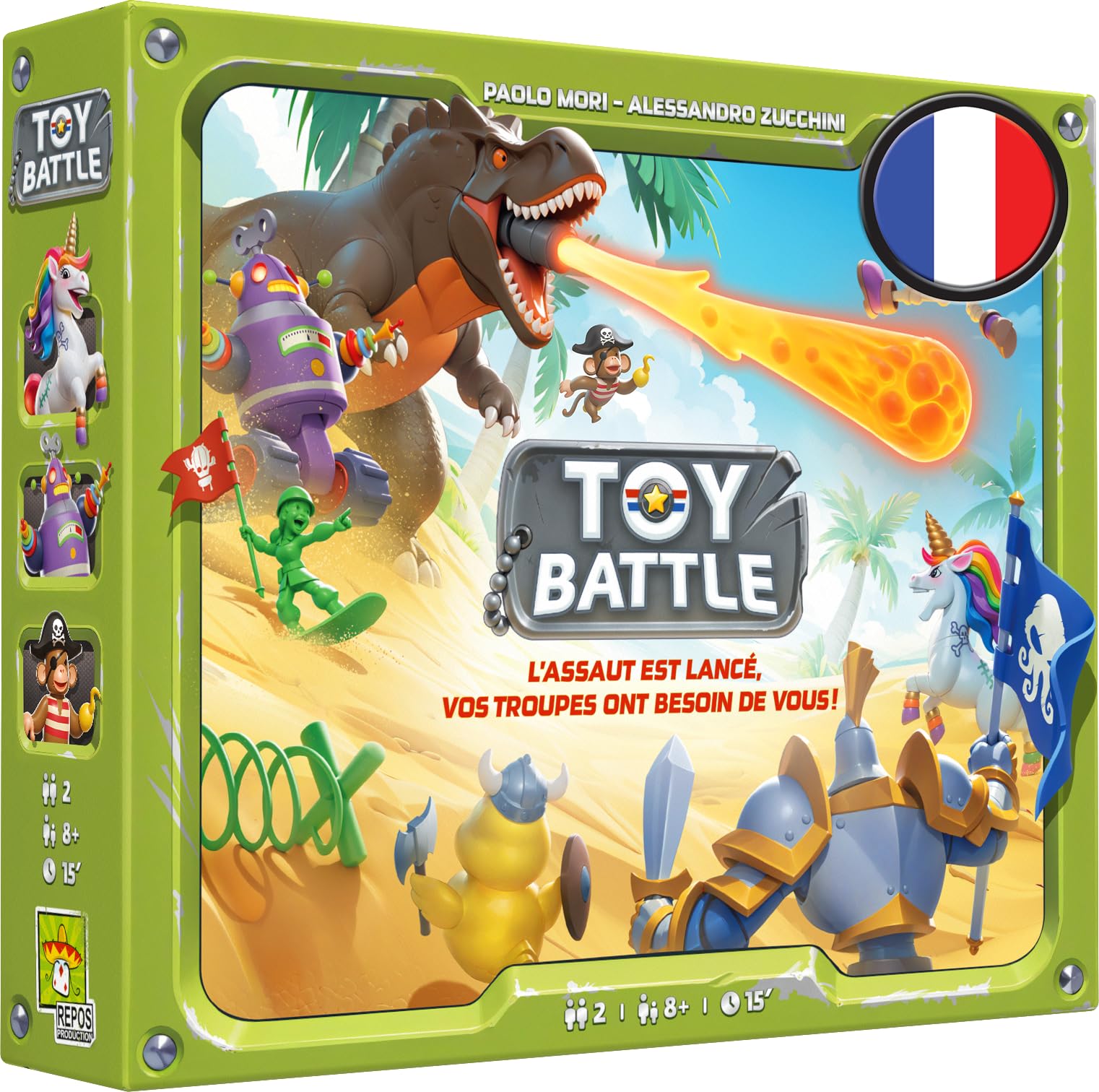 Asmodee - Toy Battle - AS d'or 2026 : Jeux de l'année - Repos Production -​Jeux de société - Jeu de stratégie - Jeu Adultes et Enfants à partir de 8 Ans - 2 Joueurs - Version française