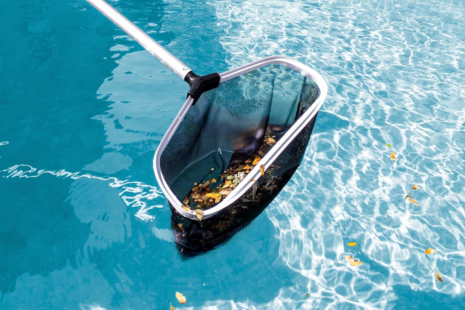 Poolmaster Pro Leaf Rake with Double Mesh Net for Inground and Above Ground Pools